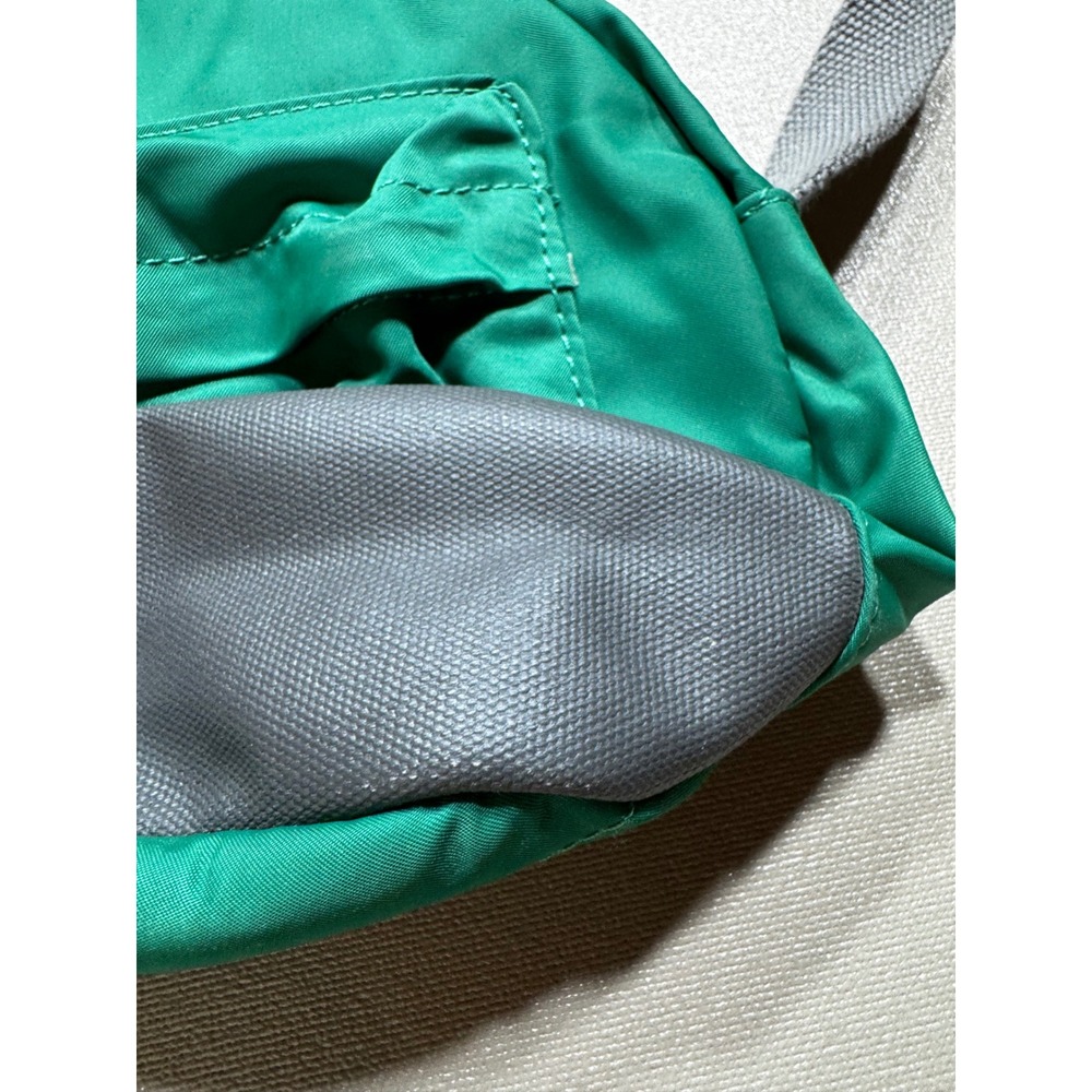 ORI London Bag Company Green Round Nylon Crossbody Bag Circular Quilted Small - Picture 6 of 9